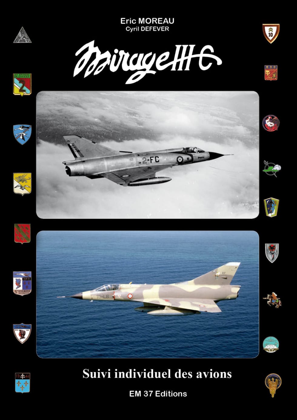 Book Mirage IIIC, suivi individuel des avions