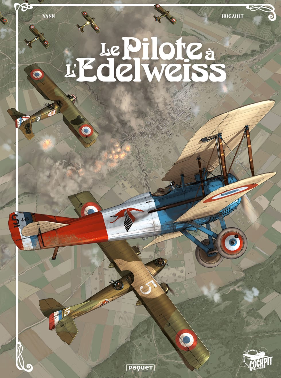 Comic Bookcover. “The Pilot in the Edelweiss” Complete Collection, 15 years