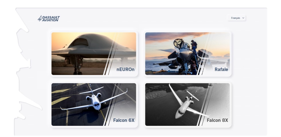 Showroom Virtuel Dassault Aviation